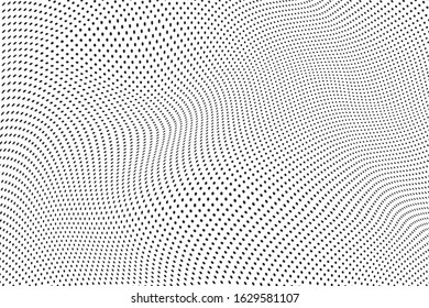 Half tone dots abstract background. Vector pixels illustration. 