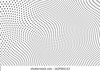 Half tone dots abstract background. Vector pixels illustration. 