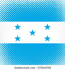 Half Tone Flag - Honduras