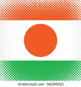 Half Tone Flag - Niger