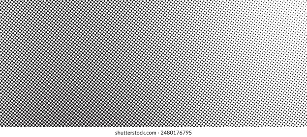 Half tone gradient. Dotted gradient, fine dot spraying and halftone dotted background seamless horizontal geometric pattern vector template set. vector illustration	