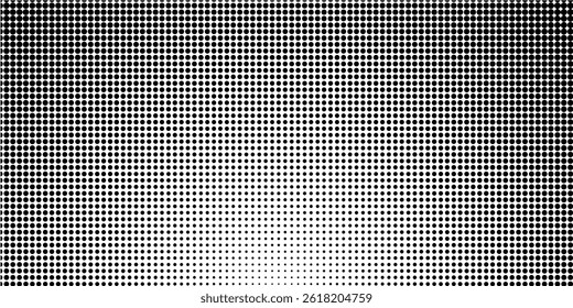 Half tone gradient. Dotted gradient, fine dot spraying and halftone dotted background seamless horizontal geometric pattern vector template set. vector illustration