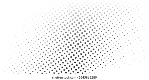 Half tone gradient. Dotted fine dot spraying and halftone dotted background seamless horizontal geometric texture good simple nice art