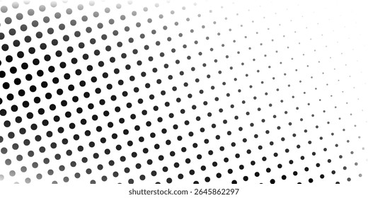 Half tone gradient. Dotted fine dot spraying and halftone dotted background seamless horizontal geometric texture good simple