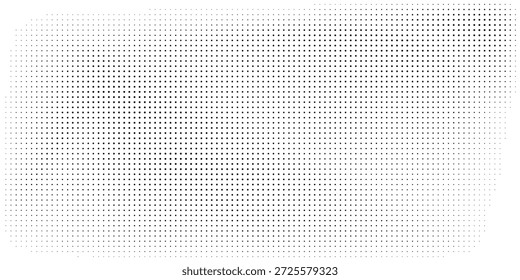 Gradiente de medio tono. Gradiente punteado, pulverización de puntos finos y fondo punteado de medio tono sin fisuras patrón geométrico Horizontal conjunto de Plantilla de Vector.