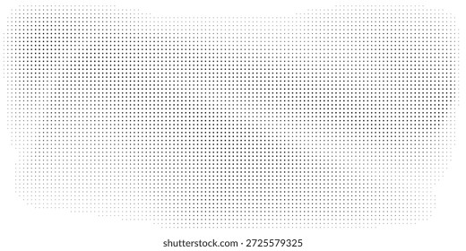 Gradiente de medio tono. Gradiente punteado, pulverización de puntos finos y fondo punteado de medio tono sin fisuras patrón geométrico Horizontal conjunto de Plantilla de Vector.