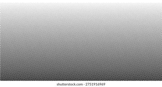 Half tone gradient. Dotted gradient, fine dot spraying and halftone dotted background seamless horizontal geometric pattern vector template set.