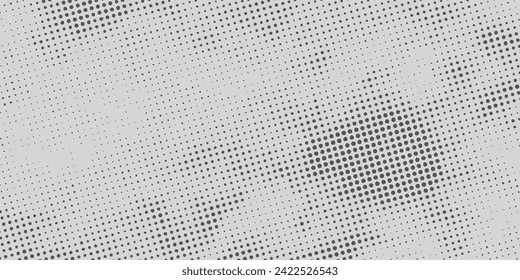 Half tone gradient. Dotted gradients, fine dot spraying, and halftone dotted backgrounds