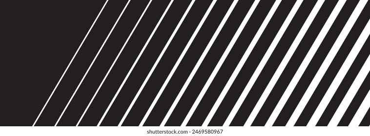 Halbton-Gradienten-Linienmuster. Verblichene schwarze Halbtonlinien. Überblendender Farbverlaufshintergrund. Horizontale abstrakte geometrische Textur mit parallelen Streifen. Schwarze und weiße Streifen. Vektorgrafik Illustrator. 11:11