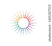 Half Tone icon Vector Illustration design Logo template
