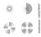 Half Tone icon Vector Illustration design Logo template