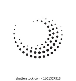 Half Tone icon Vector Illustration design Logo template
