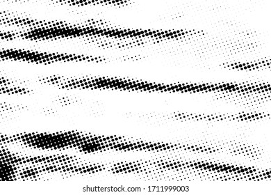 Elemento superpuesto artístico de punto de arte pop de media tonalidad. Grunge la textura superpuesta de media tonalidad en blanco y negro. Plantilla de diseño de envejecimiento de ruido sucio. Vector EPS10.