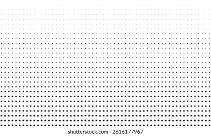 half tone star pattern template for banner, poster and card