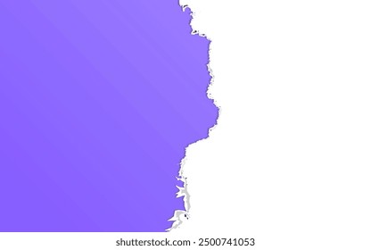 half torn paper png without background
