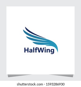 Half Wing Logo Inspirations template