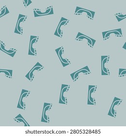 halfpipe skateboard sport glyph vector seamless pattern. halfpipe skateboard sport thin illustration