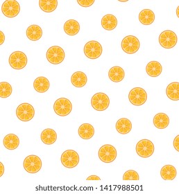 halfs oranges citrus fruits pattern background