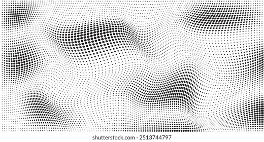 halfton pattern dot background texture overlay grunge distress linear vector. vector ilustration