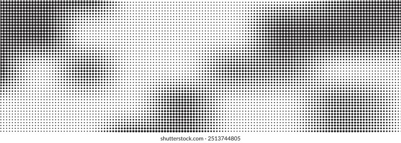 padrão de halfton ponto fundo textura sobreposição grunge aflição linear vetor. ilustração vetorial