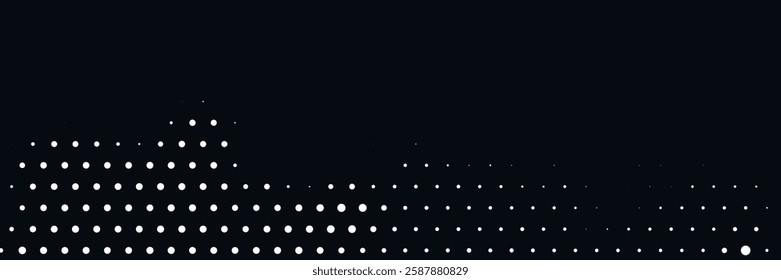 halfton pattern dot background texture overlay grunge distress linear vector. Vector halftone dots. Halftone vector Technology Background dots circle. MODERN
