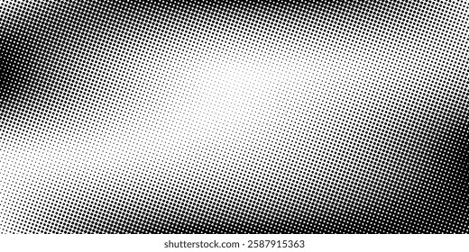 halfton pattern dot background texture overlay grunge distress linear vector. modern style	