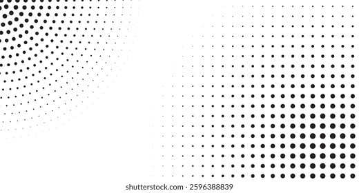 halfton pattern dot background texture overlay grunge distress linear vector. Vector halftone dots. Halftone vector Technology Background dots circle modern