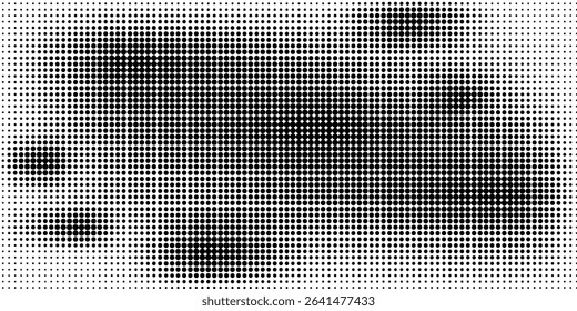 halfton pattern dot background texture overlay grunge distress linear vector. dots vector