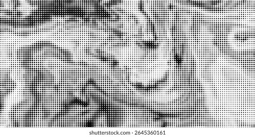 halfton pattern dot background texture overlay grunge distress linear vector. eps 10	