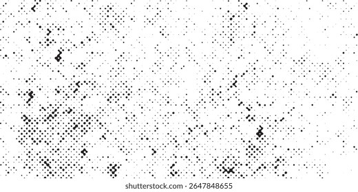 padrão de halfton ponto fundo textura sobreposição grunge angústia vetor linear.	
