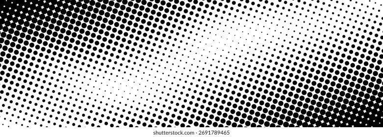 halfton pattern dot background texture overlay grunge distress linear vector. modern style