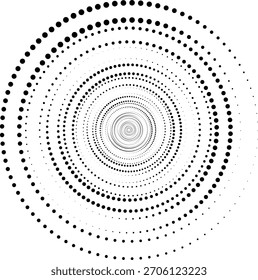 Halfton es una textura de puntos negros retorcidos en una espiral