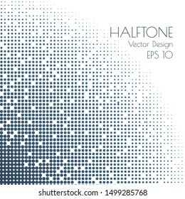 Halfton vector design poster dot style clean background. vector illustration