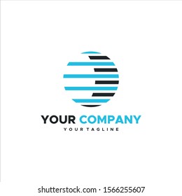 halftone 3D globe logo design vector symbol icon. dotted globe icon