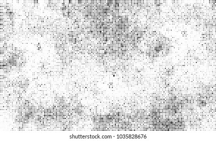 Halftone abstract background. The monochrome texture of dots of ink. Grunge pattern for printing and creating design