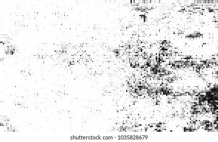 Halftone abstract background. The monochrome texture of dots of ink. Grunge pattern for printing and creating design