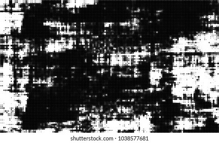 Halftone abstract background. The monochrome texture of dots of ink. Grunge pattern for printing and creating design