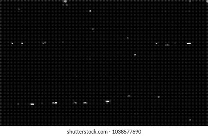 Halftone abstract background. The monochrome texture of dots of ink. Grunge pattern for printing and creating design