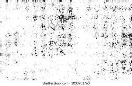 Halftone abstract background. The monochrome texture of dots of ink. Grunge pattern for printing and creating design