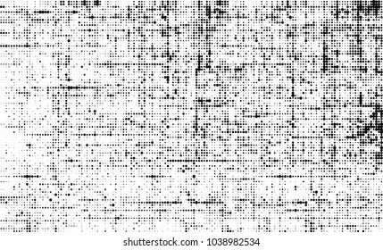Halftone abstract background. The monochrome texture of dots of ink. Grunge pattern for printing and creating design