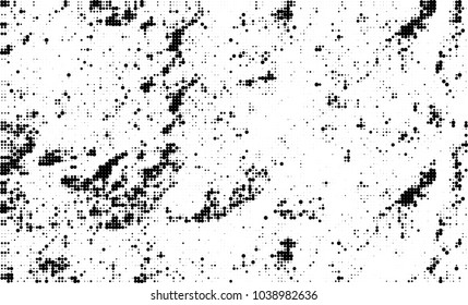 Halftone abstract background. The monochrome texture of dots of ink. Grunge pattern for printing and creating design