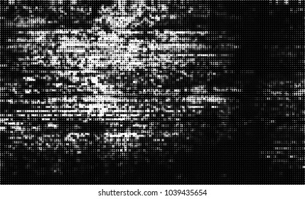 Halftone abstract background. The monochrome texture of dots of ink. Grunge pattern for printing and creating design