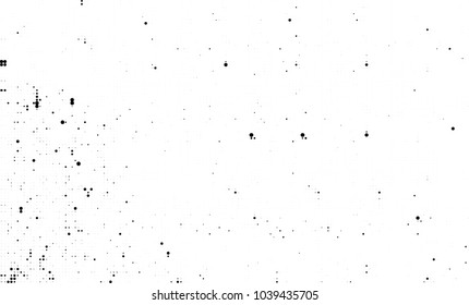 Halftone abstract background. The monochrome texture of dots of ink. Grunge pattern for printing and creating design