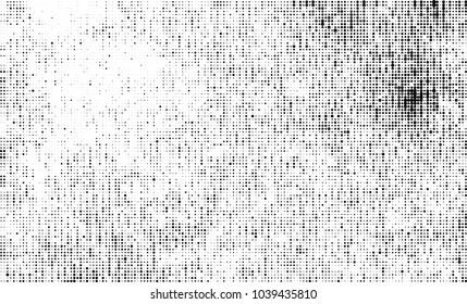 Halftone abstract background. The monochrome texture of dots of ink. Grunge pattern for printing and creating design
