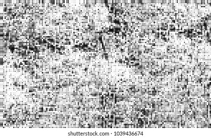 Halftone abstract background. The monochrome texture of dots of ink. Grunge pattern for printing and creating design