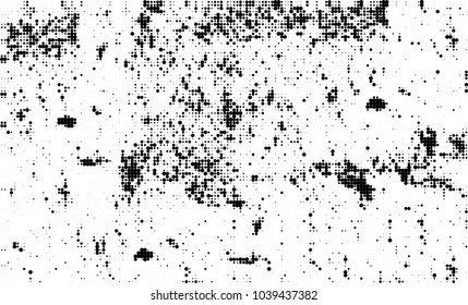 Halftone abstract background. The monochrome texture of dots of ink. Grunge pattern for printing and creating design