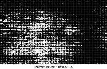 Halftone abstract background. The monochrome texture of dots of ink. Grunge pattern for printing and creating design