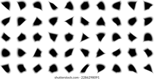 Halftone Abstract Background Set 50