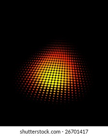 Halftone abstract background. Vector illustration.