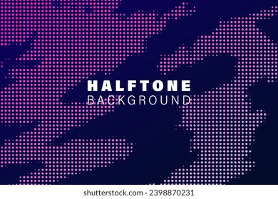 Halftone Abstract Background Wallpaper for Web Graphic Banner